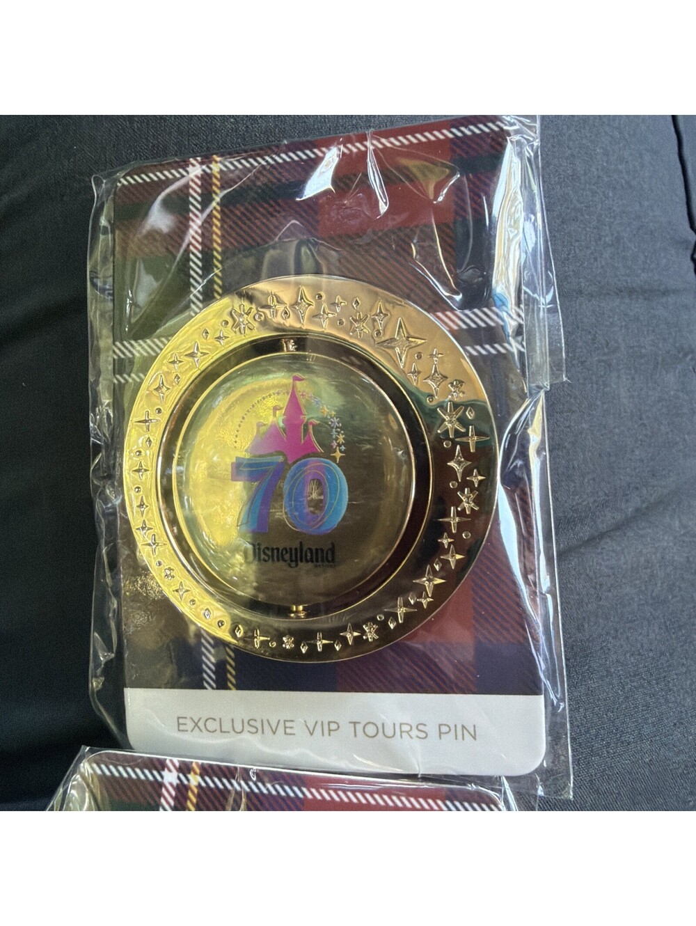 Disneyland 70th Anniversary VIP Tour Double-Sided SpinnerPin